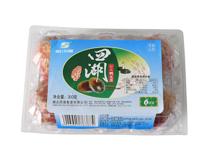 6枚四湖松花皮蛋（包泥）